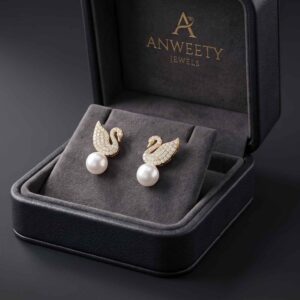 Swan Pearl Earrings