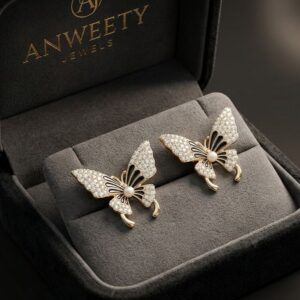 Celeste Butterfly Crystal Earrings
