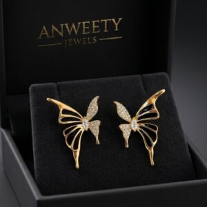 Nocturne Butterfly Crystal Earrings