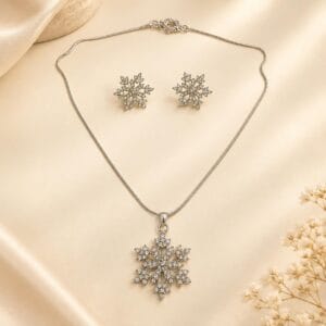 Frostelle Snowflake Jewellery Set for Women - Anweety Jewels