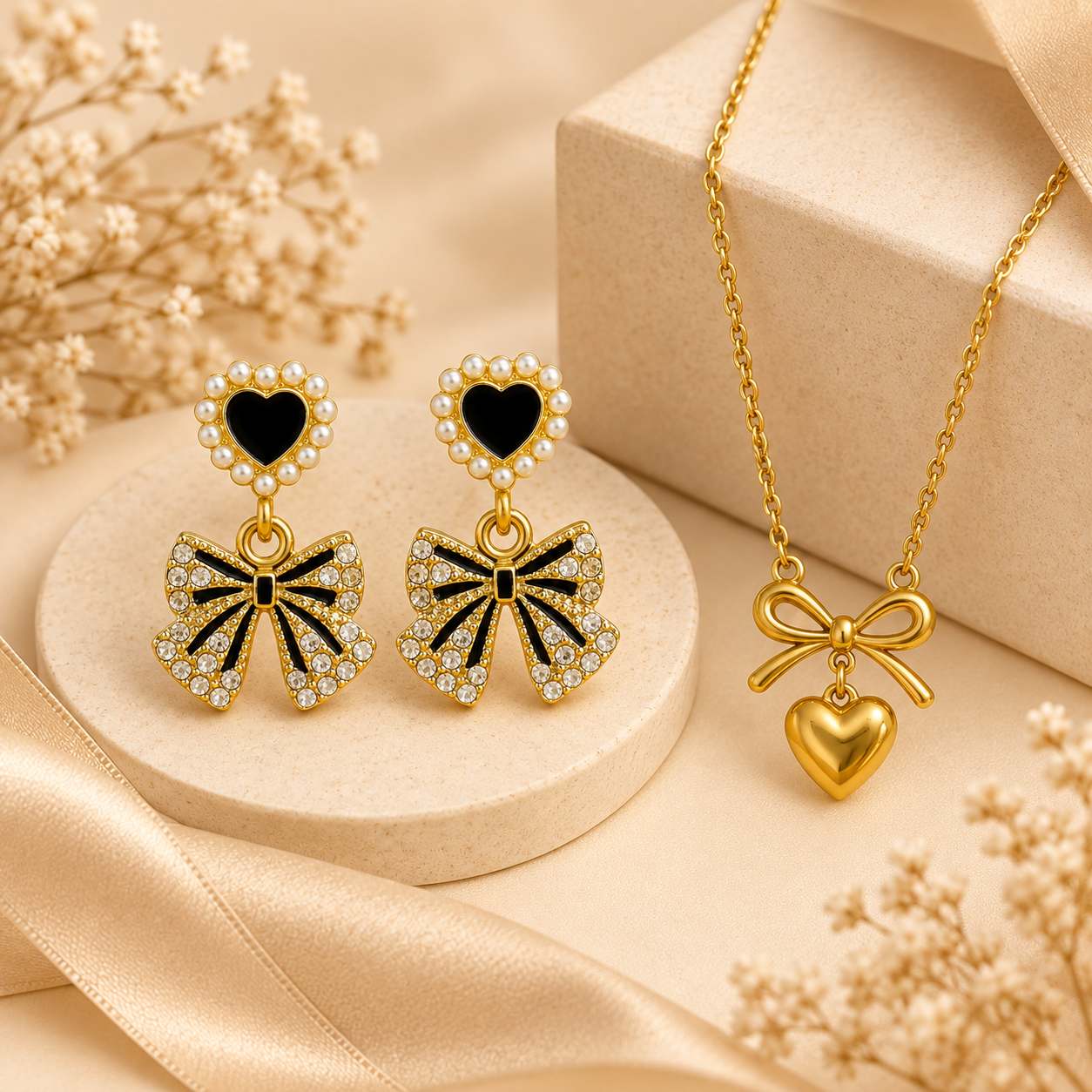 3 Pair Imitation Earrings Combo - Anweety Jewels